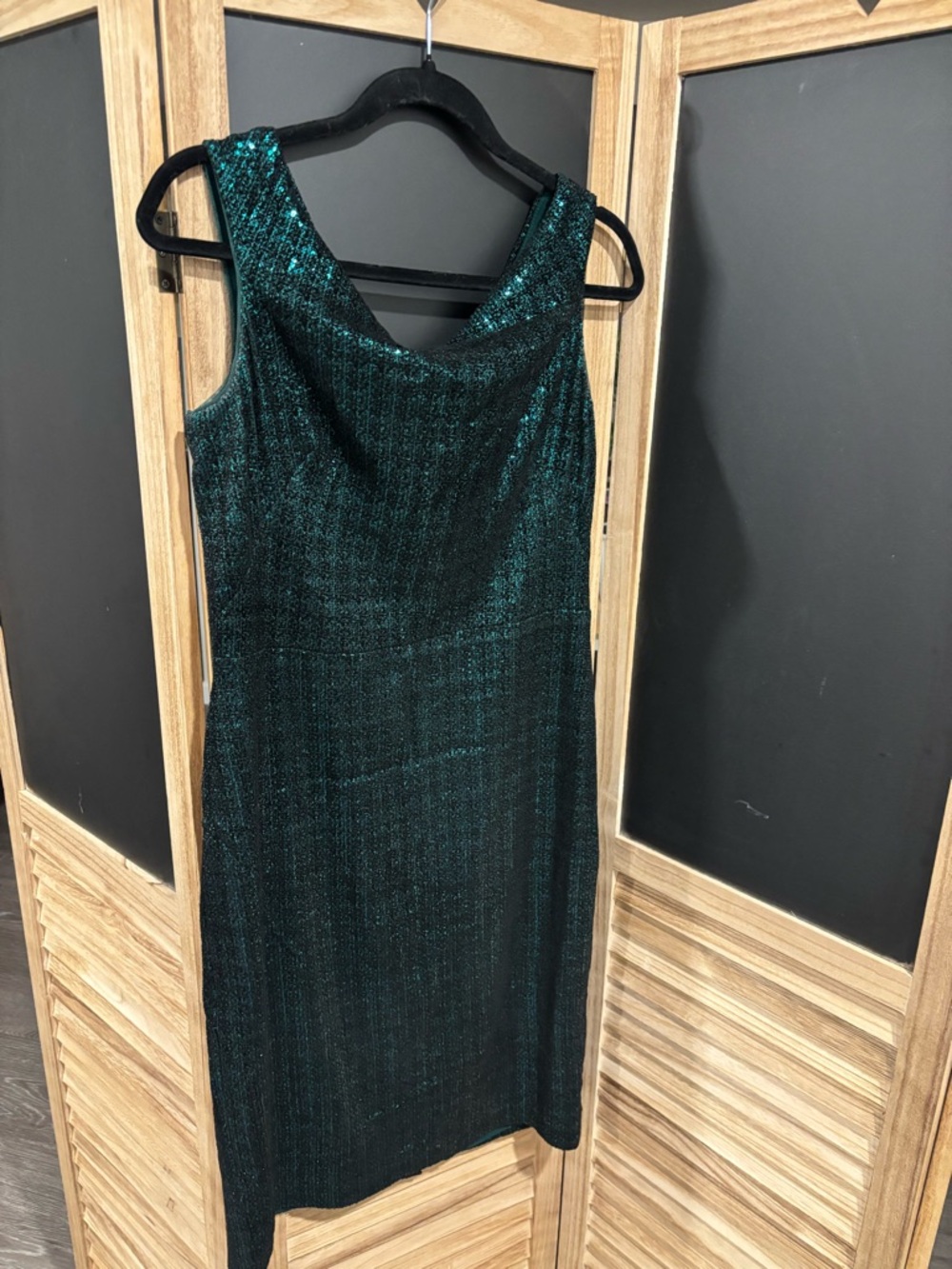 Ralph Lauren Emerald Green Sleeveless Midi Dress